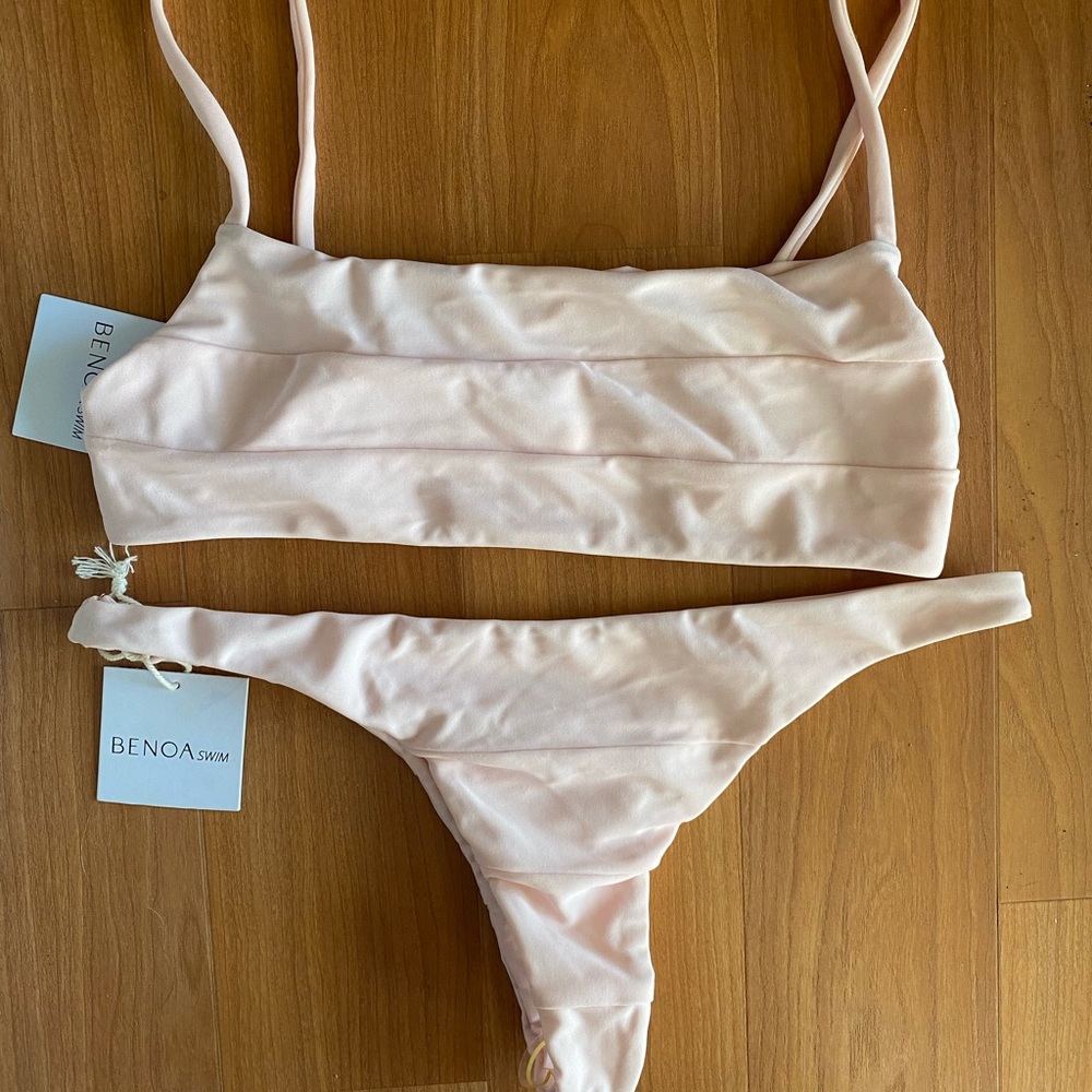 Benoa Swim set in “BLUSH” NWT